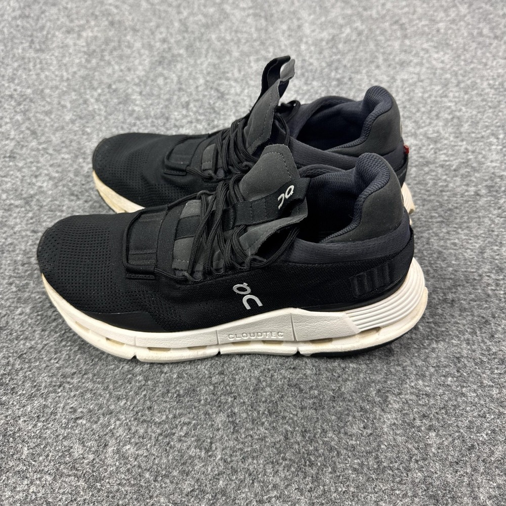 On Running Shoes Womens Size 7.5 Black CloudTec Running Sneakers Athletic Mesh - Picture 3 of 12